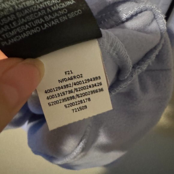 The North Face Violet Lavendar Fleece Hoodie XL - Picture 4 of 6